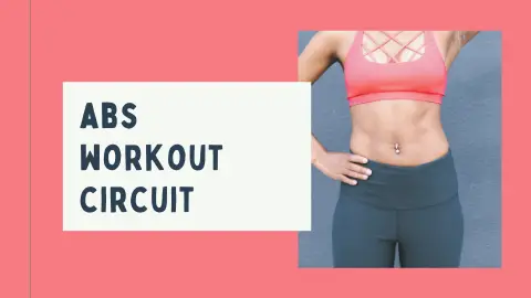 Abs workout PDF with schedule