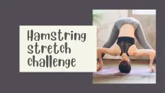 Hamstring stretch challenge daily stretches