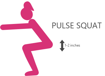 Pulse squats