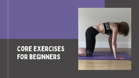 building core strength - core exercises for beginners