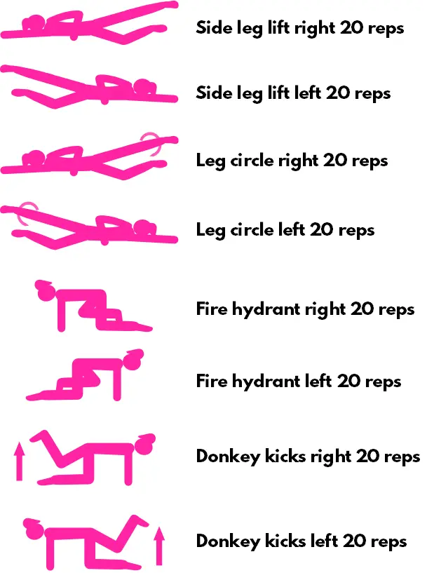 Daily butt workout chart 2