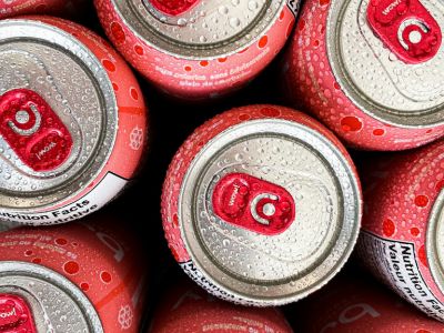 Sugar intake - soda cans