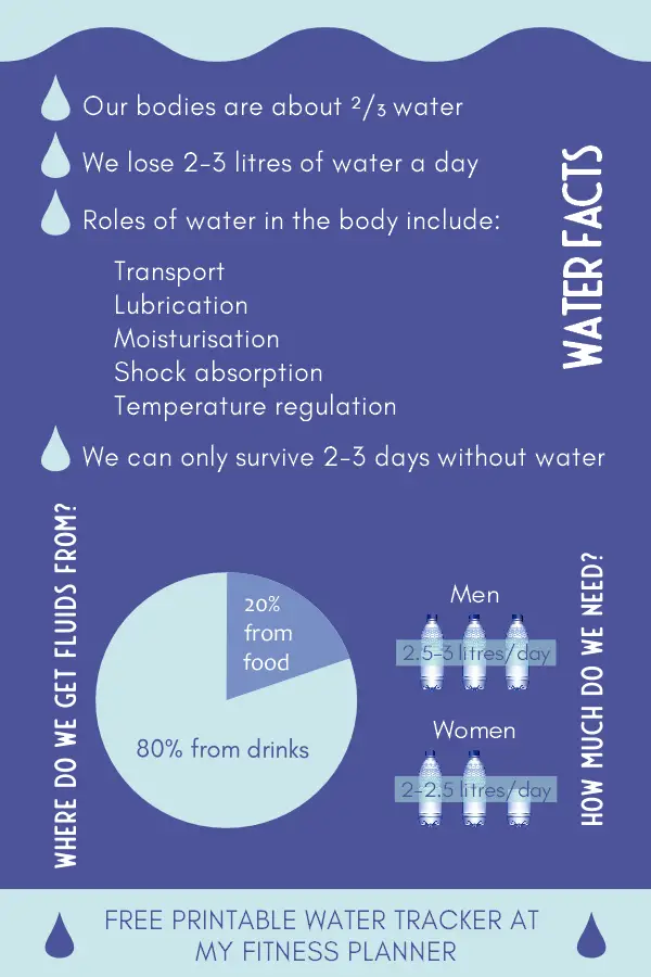 Daily water intake