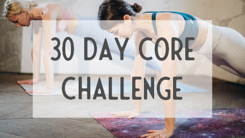 30 day core challenge - My Fitness Planner