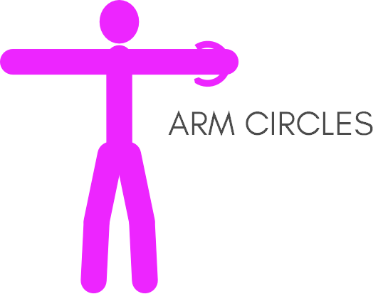 Weekly workout plan arm circles