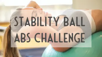 Stability ball core exercises for beginners