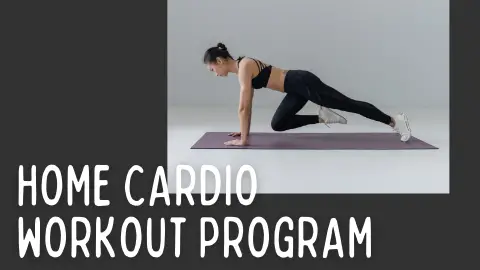 Cardio program at online home