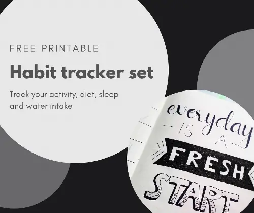 Habit tracker PDF set