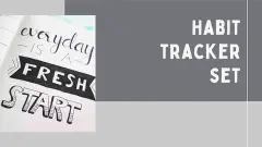 Habit tracker set
