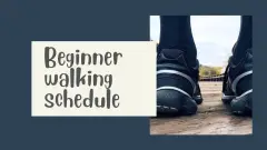 Beginner walking schedule