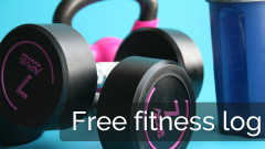 Free fitness log