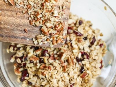 Healthy snacks to go - oats