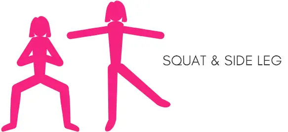 Squat & side leg 
