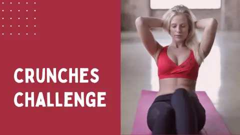 crunches challenge before and after
