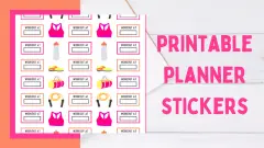 printable workout stickers