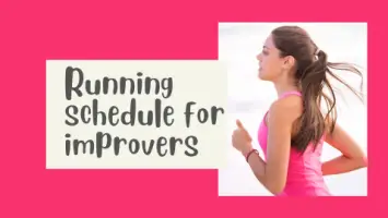 Running schedule for improvers