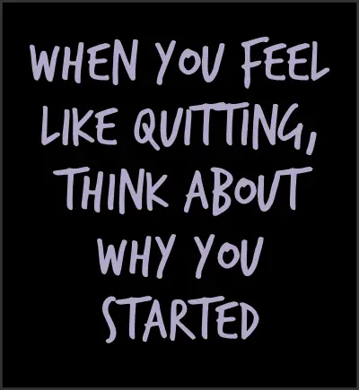 Workout motivation quotes - why you started