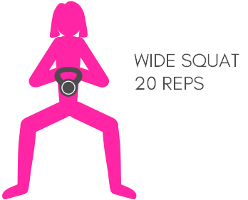 Beginner kettlebell workout PDF side squat