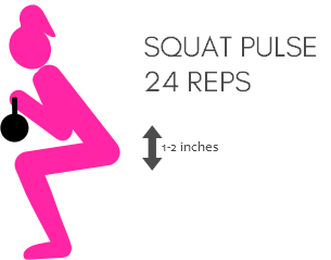 Beginner kettlebell workout PDF squat pulse