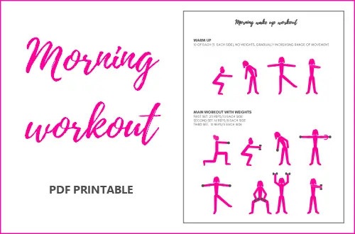 Full body morning workout PDF