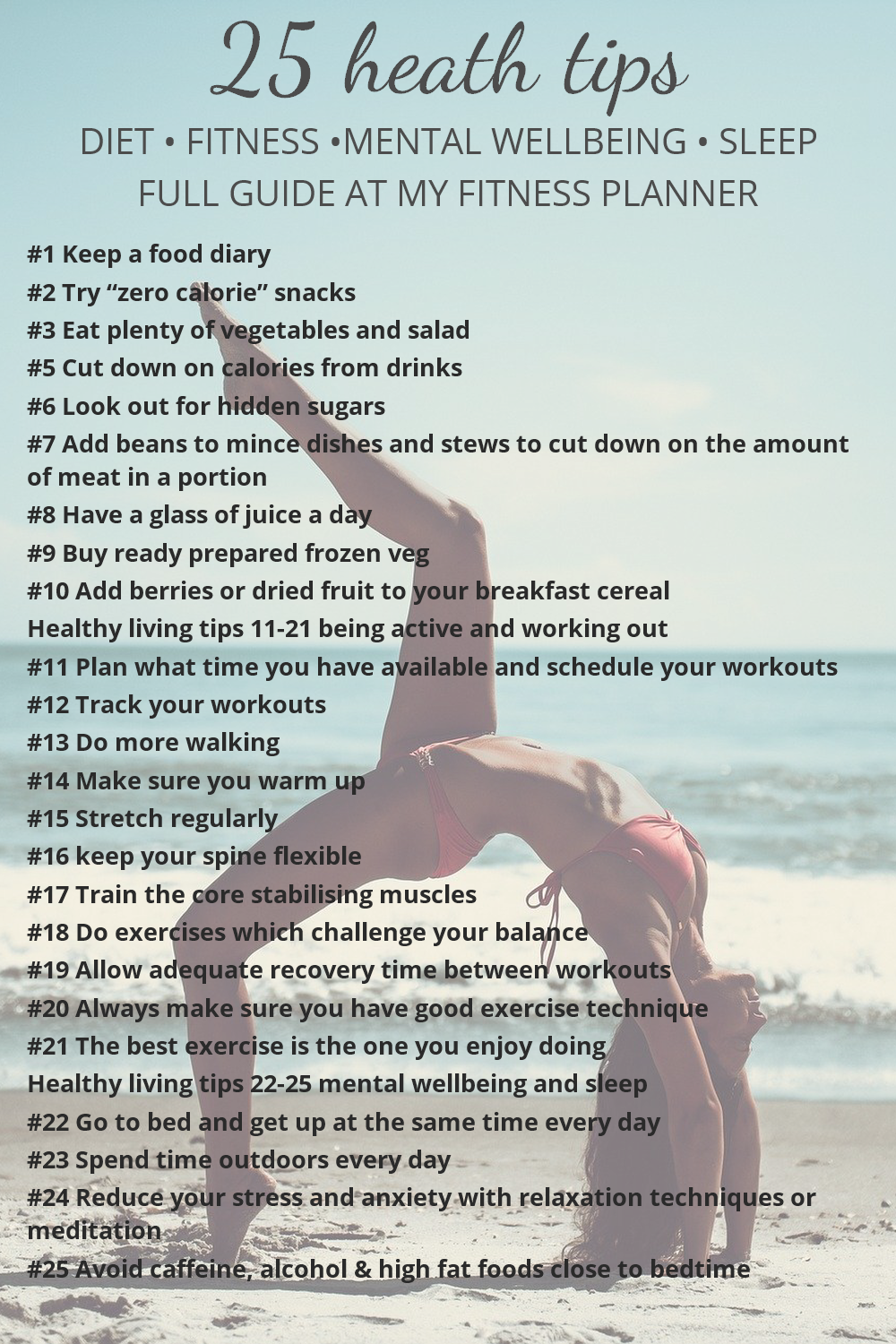 25 healthy living tips