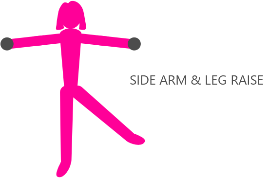 SIDE ARM & LEG RAISE