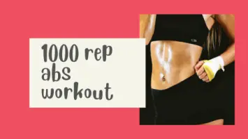 1000 rep abs workout routine