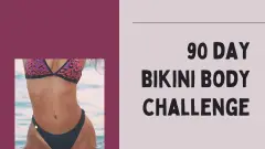 90 day bikini body challenge printable PDF