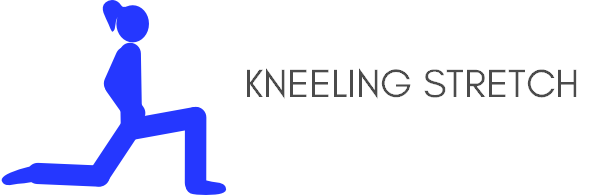 Hip flexor stretch for runners kneeling