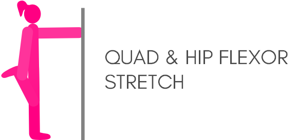 Hip flexor stretch for runners quad