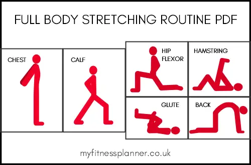 Full body stretching routine PDF
