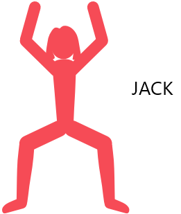 Fun cardio workout jack