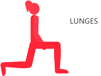 30 day workout plan shoulder press lunge