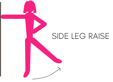 30 day leg challenge Side raise