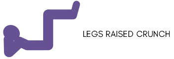 Fun abs workout LEGS RAISED CRUNCH