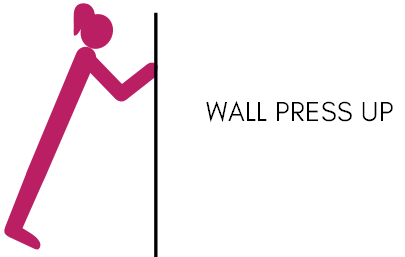 Wall press up