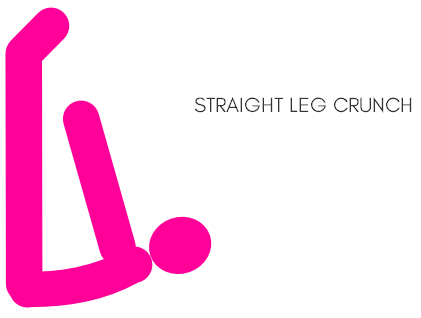 100 day ab challenge straight leg crunch