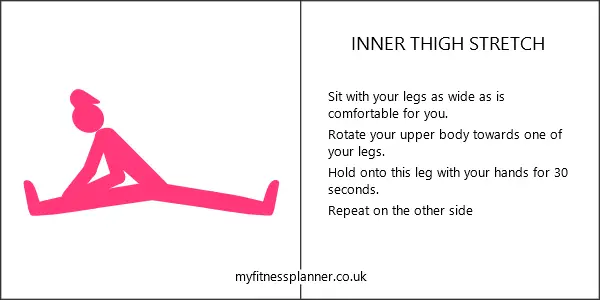 Inner thigh stretch