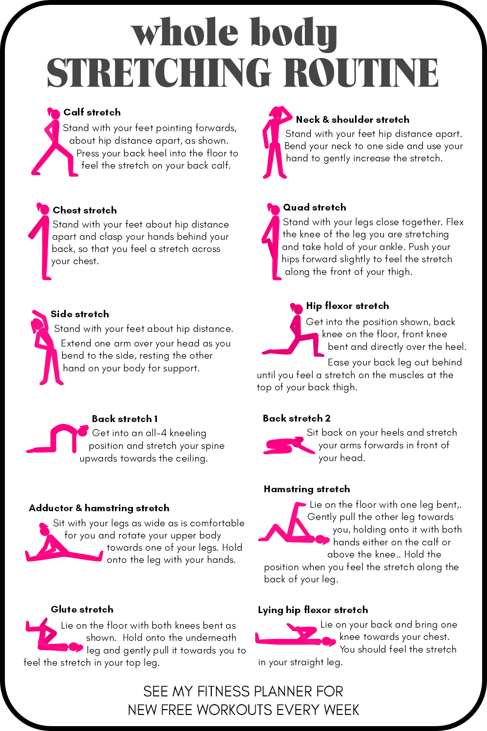 Full body Stretching routine