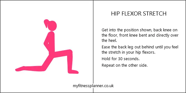 full body stretching - Hip flexor stretch