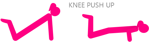 Knee push up