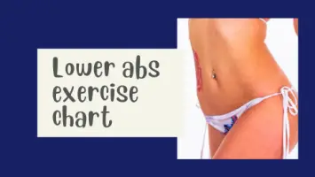 Lower abs exercise chart