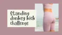 Standing donkeicks challenge