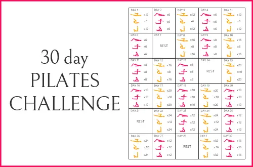 30 day Pilates challenge 2024