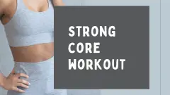 strong core workout 