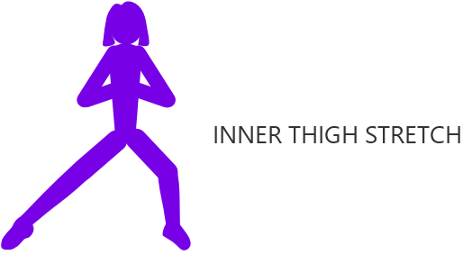 Inner thigh stretch