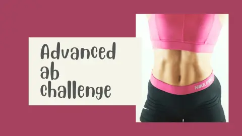 Advanced Ab Challenge My Fitness Planner
