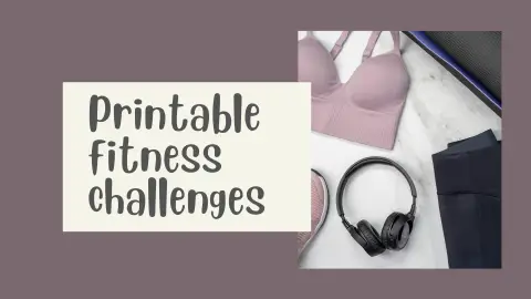 Printable fitness challenges